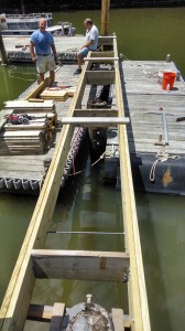 A Finger Dock Under Construction