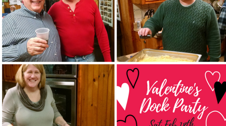 February Dock Party with Valentines Theme