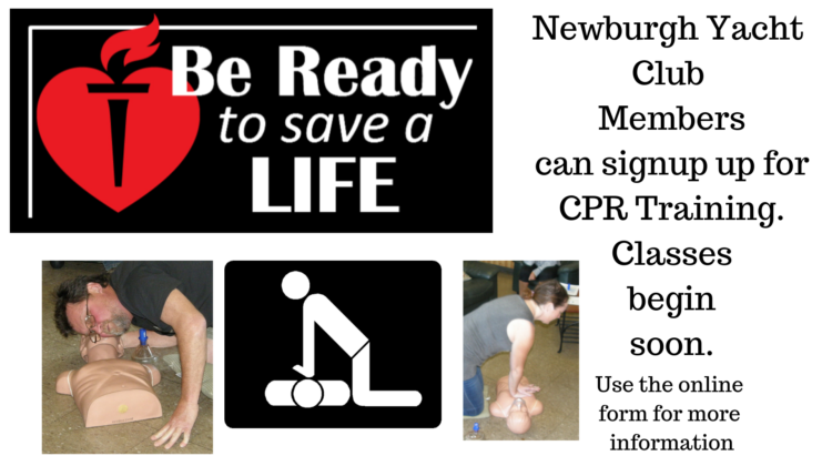 CPR Training begins soon at the Newburgh Yacht Club.
